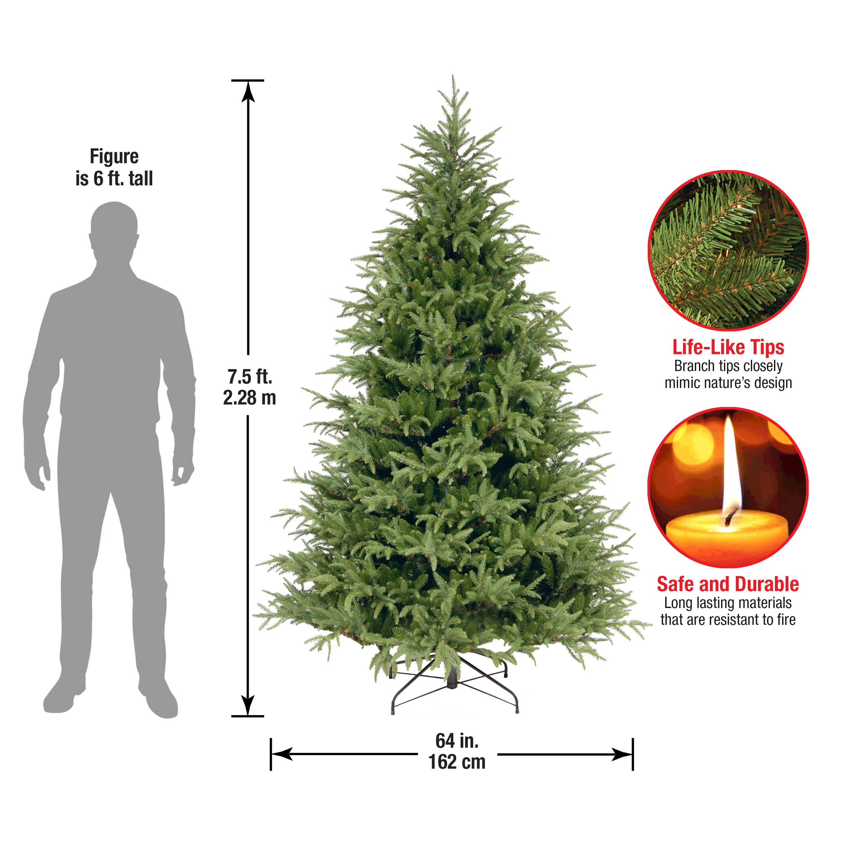 7.5 ft. Frasier Grande Tree
