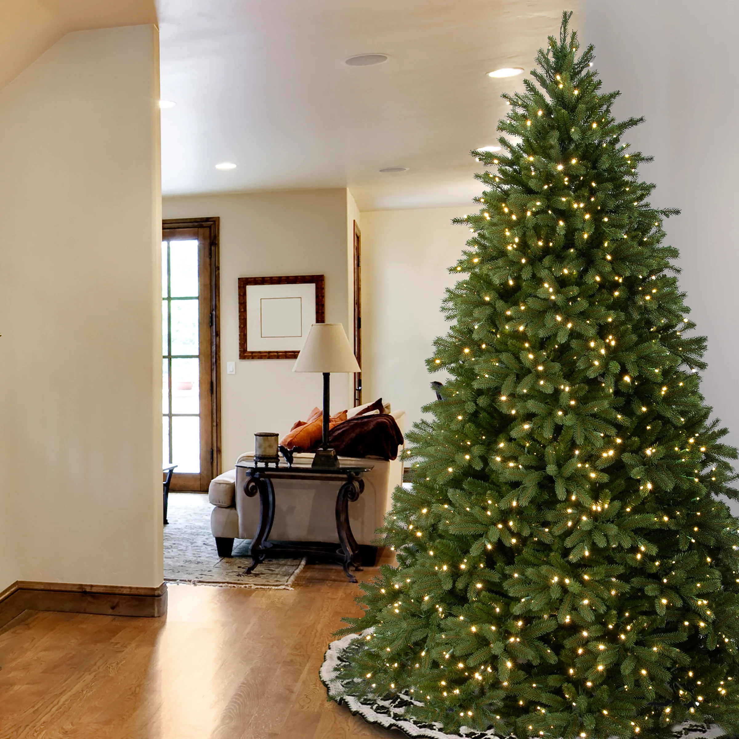7.5 ft. PreLit Jersey Fraser Fir Tree with Clear Lights