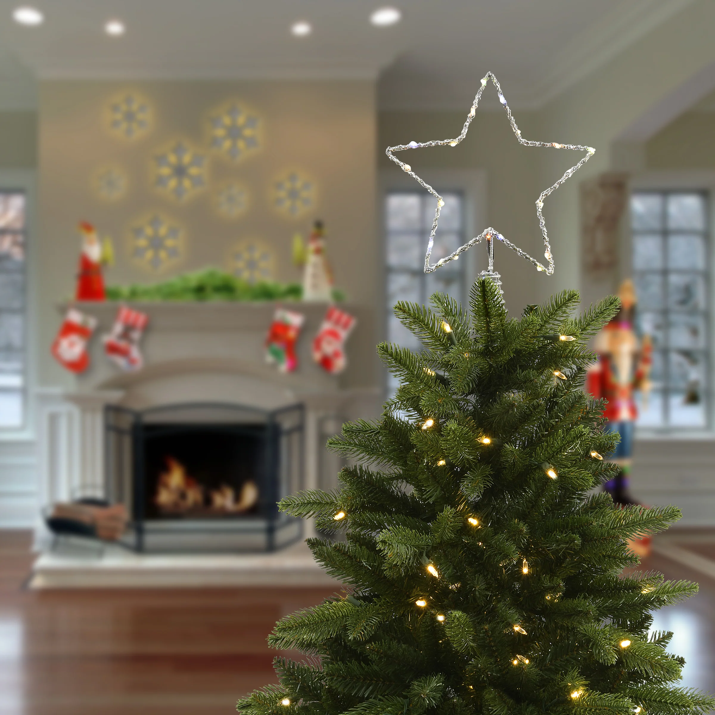 13.5" Open Star Tree Top for Artificial Trees with Dual Color® Lights