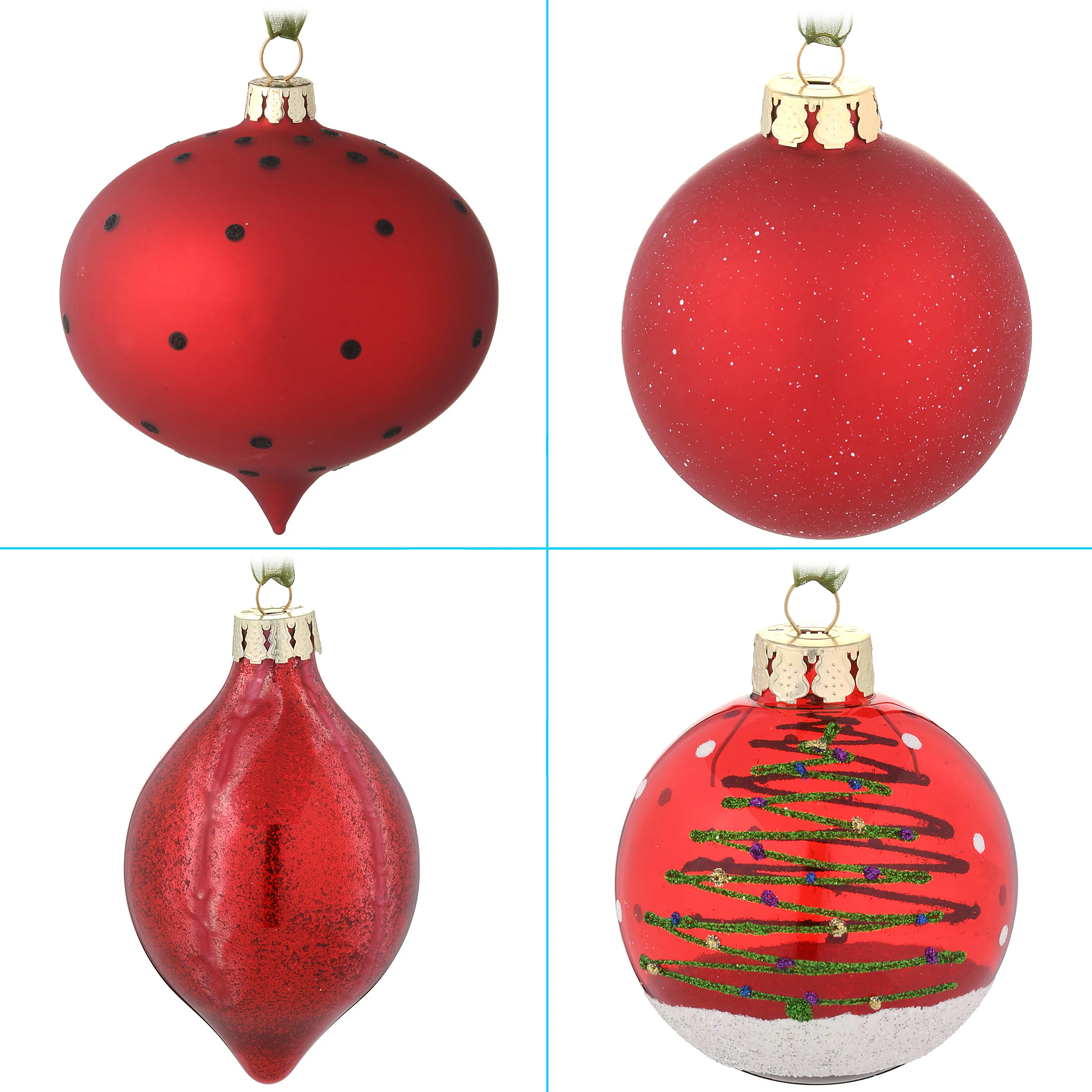 20Piece Christmas Tree Ornament Set, General Store Collection