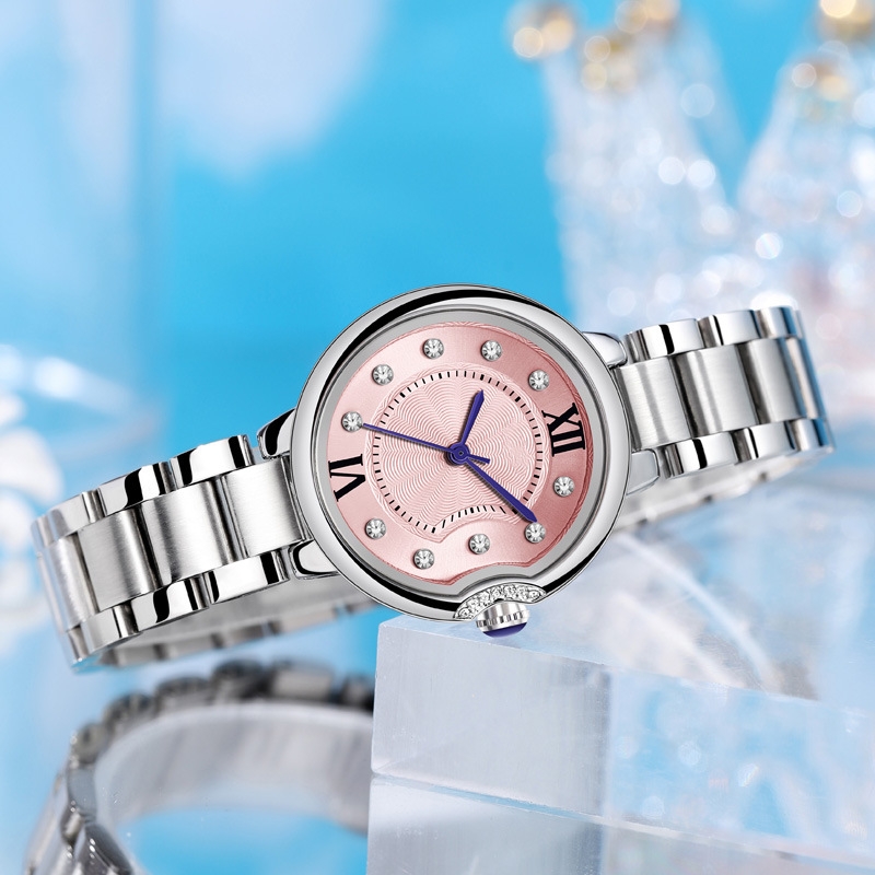 Light luxury, exquisite waterproof watch, fashionable niche steel strap women's watch