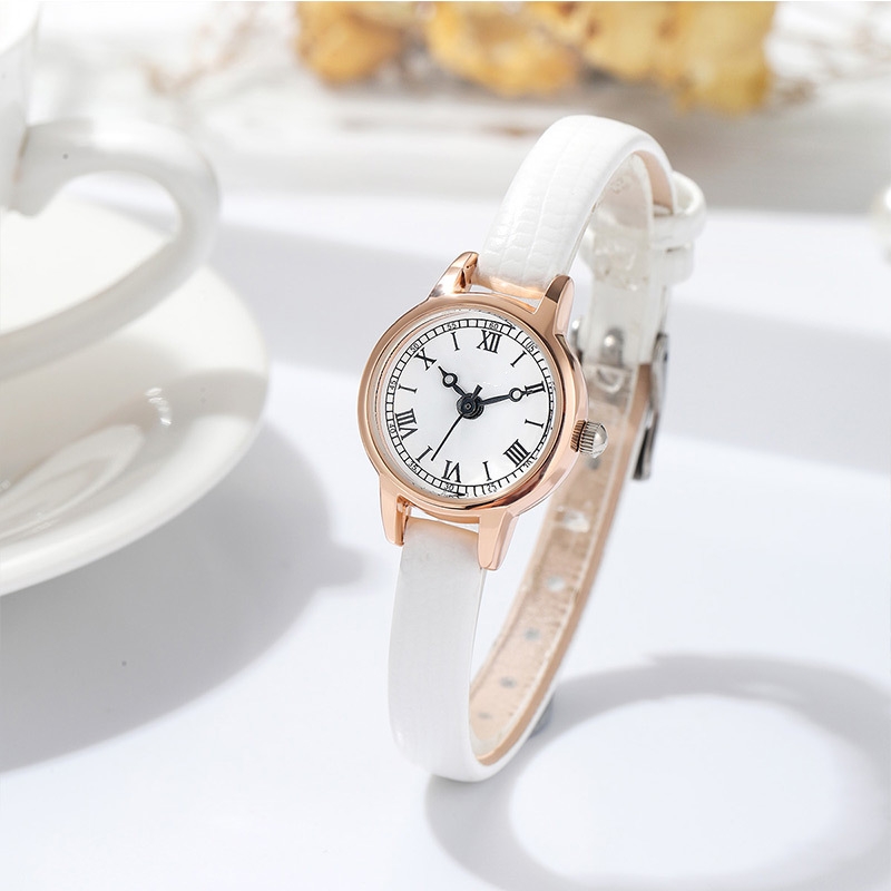 High-end small leather belt watch waterproof quartz women's watch