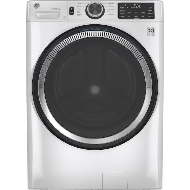 GE UltraFresh Vent System 4.8cu ft Stackable Smart FrontLoad Washer