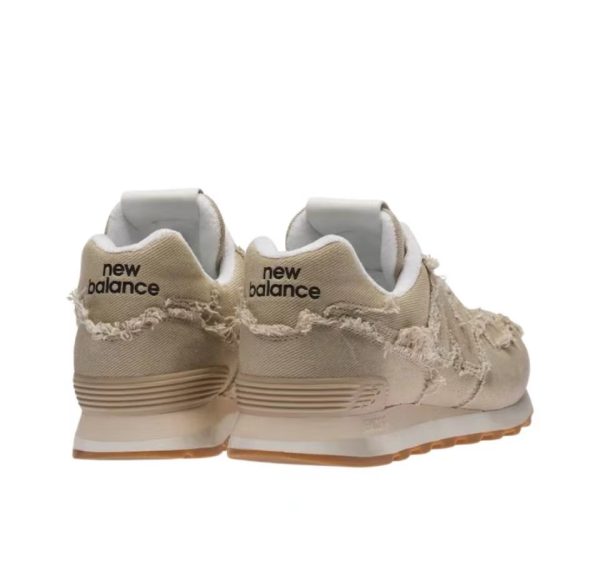 New Balance x MIU MIU NB 574 Fashion Low cut Sports and Leisure Shoes for Women beige