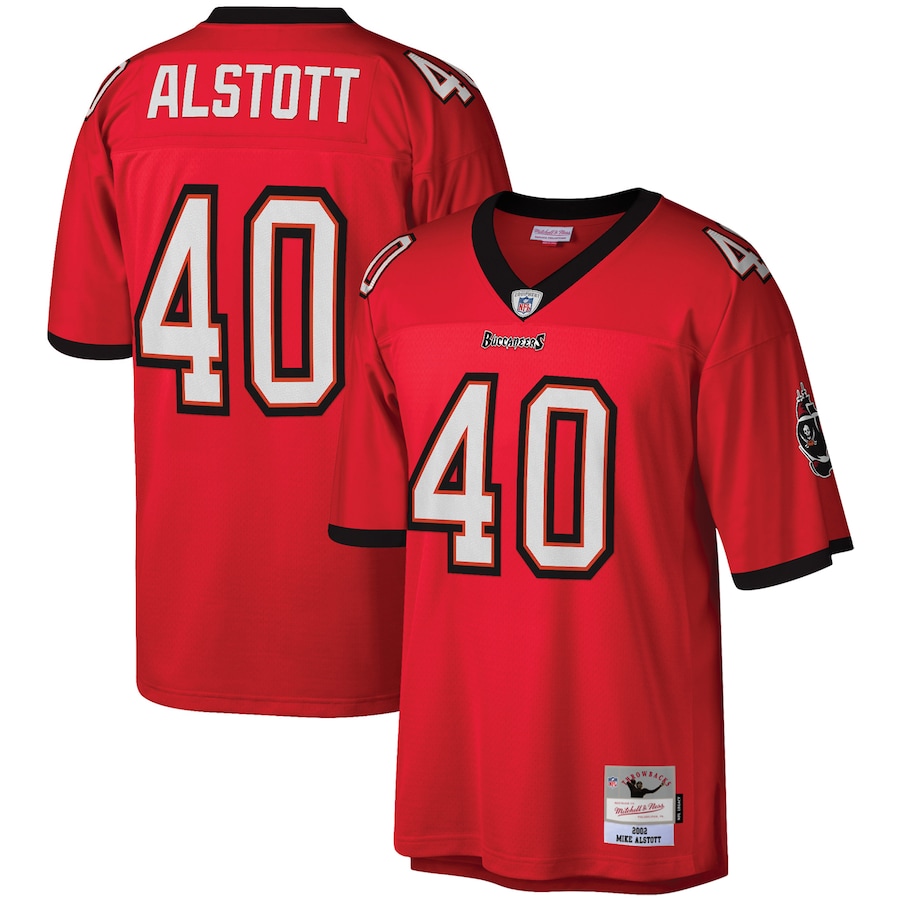 Men’s Tampa Bay Buccaneers Mike Alstott Mitchell & Ness Red Legacy Replica Jersey