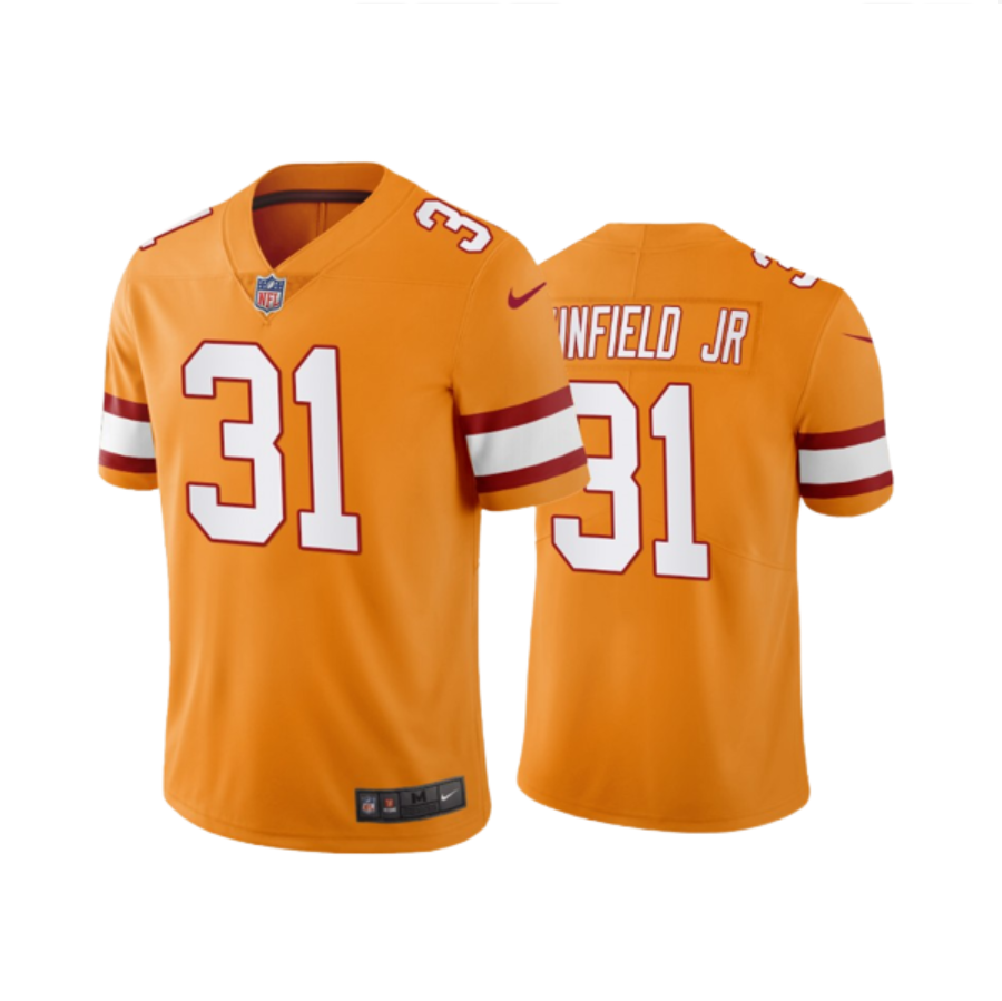 Men’s Tampa Bay Buccaneers Antoine Winfield Jr. Orange Creamsicle Throwback Stitched Jersey