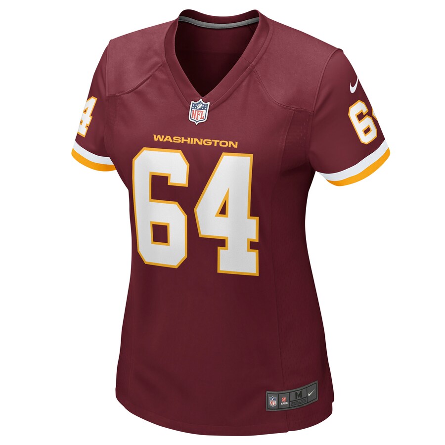 Women’s Washington Football Team David Bada Nike Burgundy Game Player Jersey