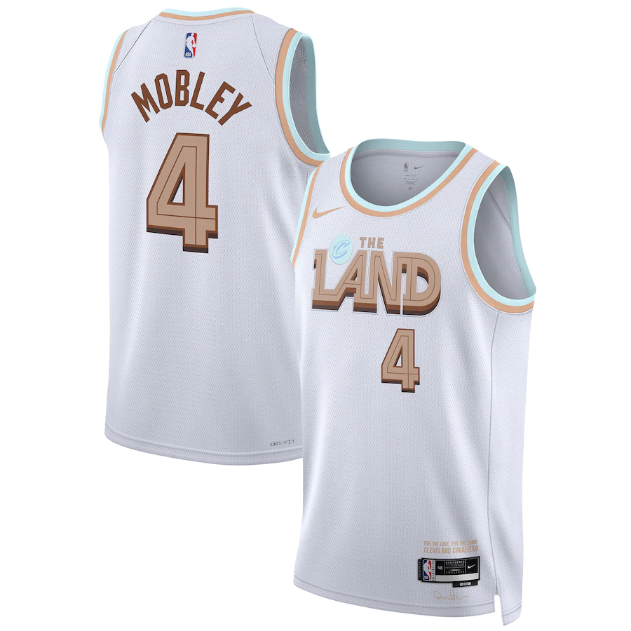Men's Cleveland Cavaliers Evan Mobley White 2022-23 Swingman Jersey - City Edition
