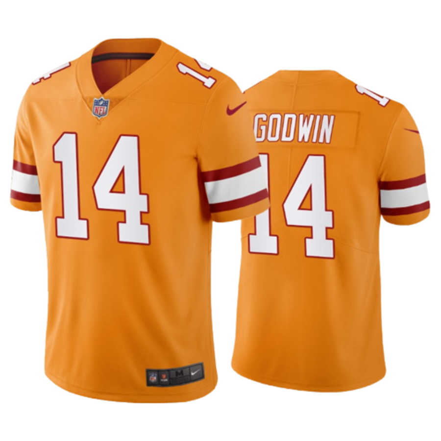 Men’s Tampa Bay Buccaneers Chris Godwin Orange Creamsicle Throwback Stitched Jersey