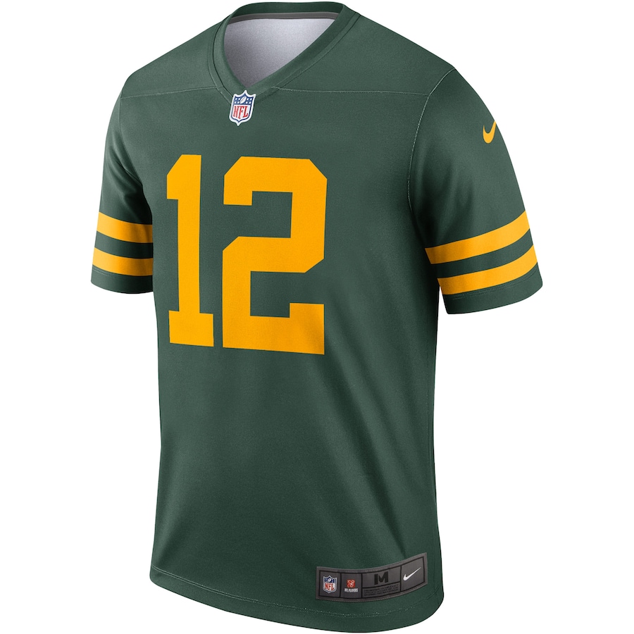 Men’s Green Bay Packers Aaron Rodgers Nike Green Alternate Legend Player Jersey