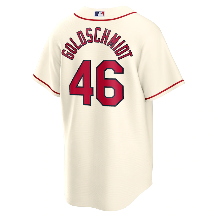 St. Louis Cardinals Paul Goldschmidt Cream Alternate Player Name Jersey