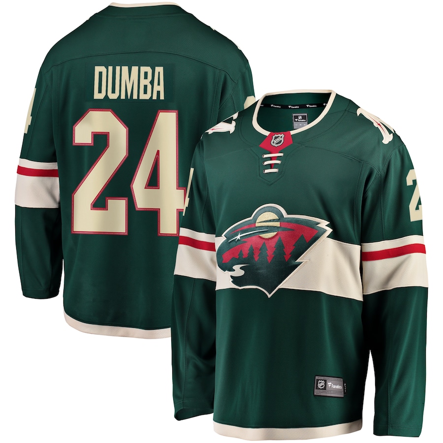 Men's Minnesota Wild Matt Dumba Fanatics Branded Green Breakaway Jersey