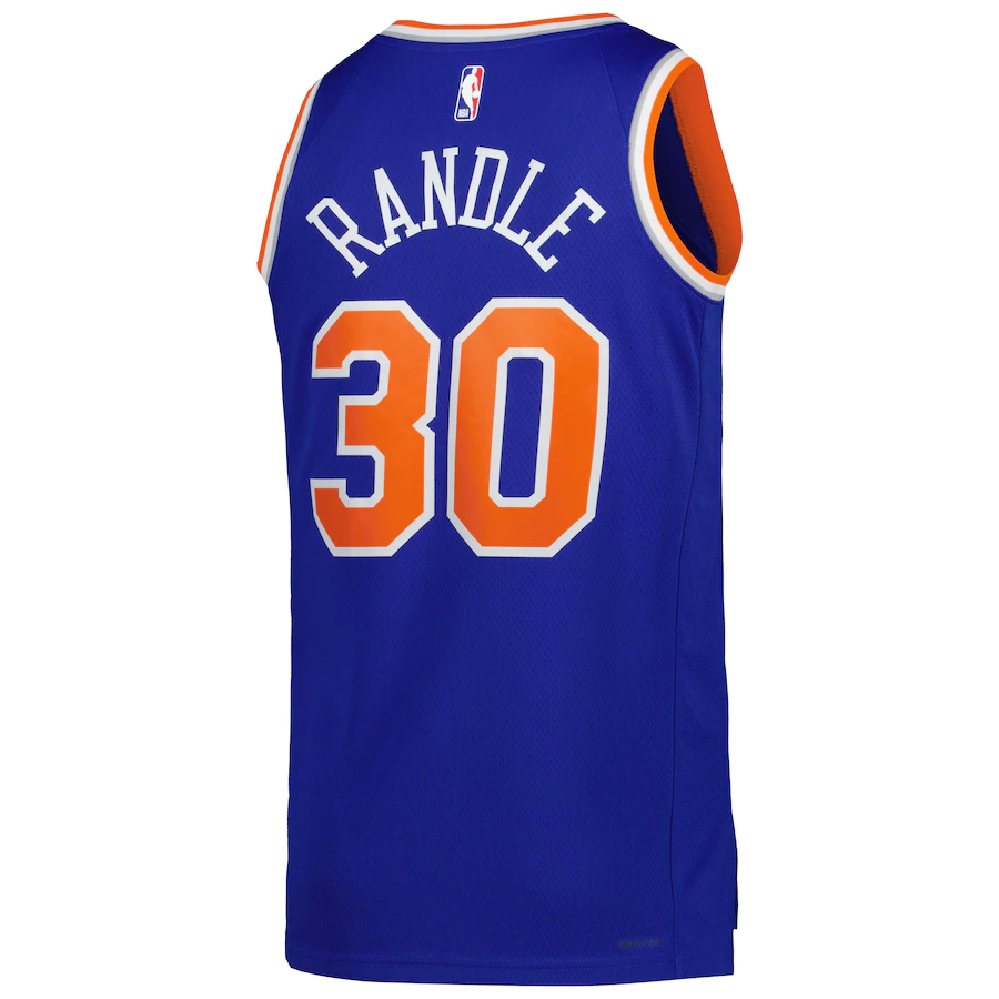 Men's New York Knicks Julius Randle Blue 2022-23 Swingman Jersey - Icon Edition