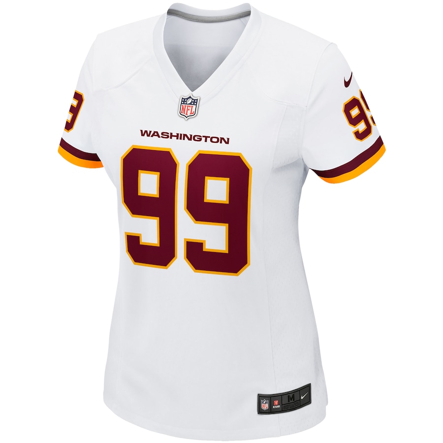 Women’s Washington Football Team Chase Young Nike White Game Player Jersey