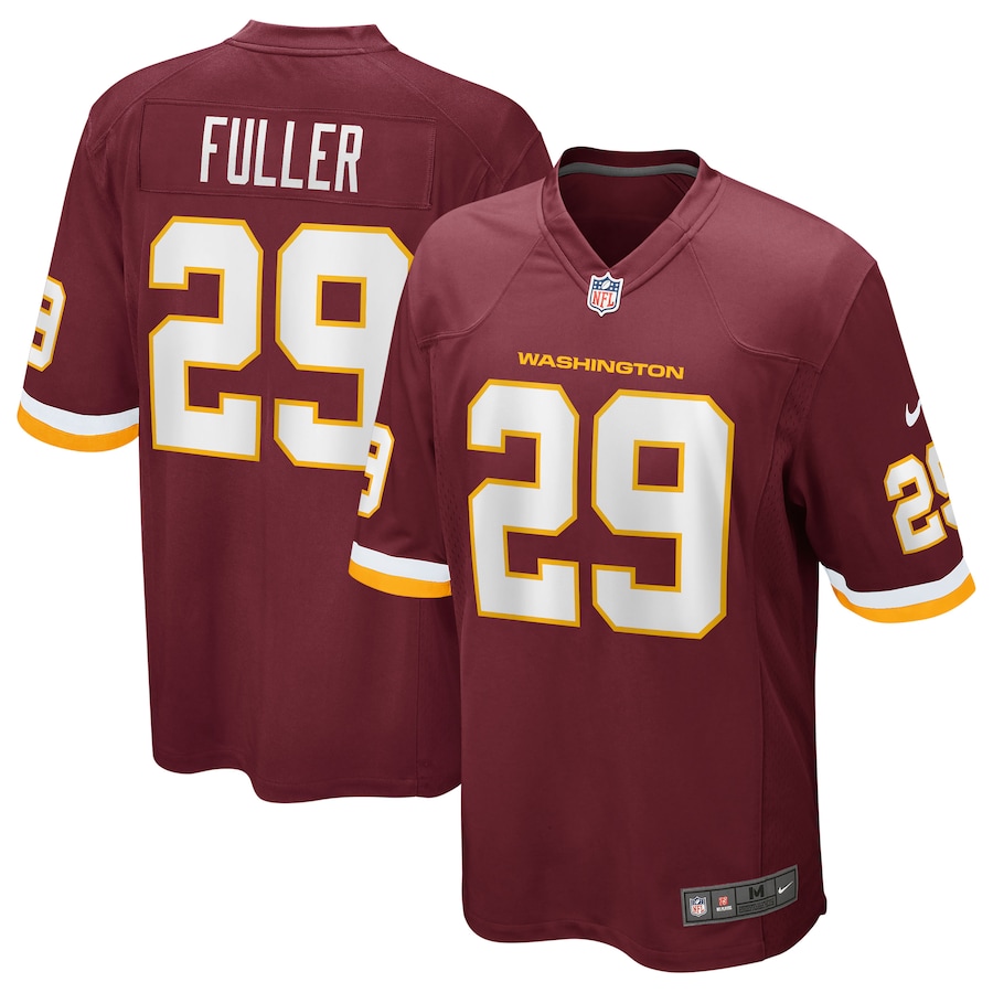 Men’s Washington Football Team Kendall Fuller Nike Burgundy Team Game Jersey