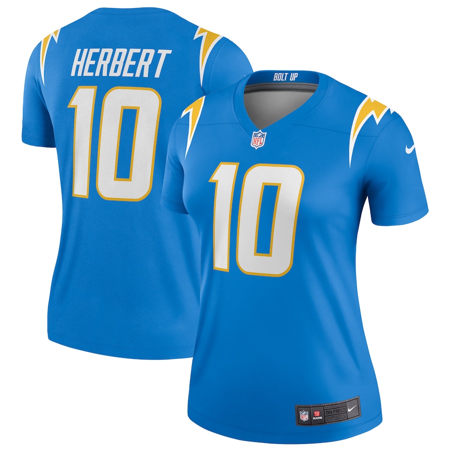 Women’s Los Angeles Chargers Justin Herbert Nike Powder Blue Legend Jersey