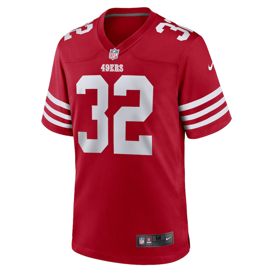 Men’s San Francisco 49ers Tyrion Davis-Price Nike Scarlet Game Player Jersey