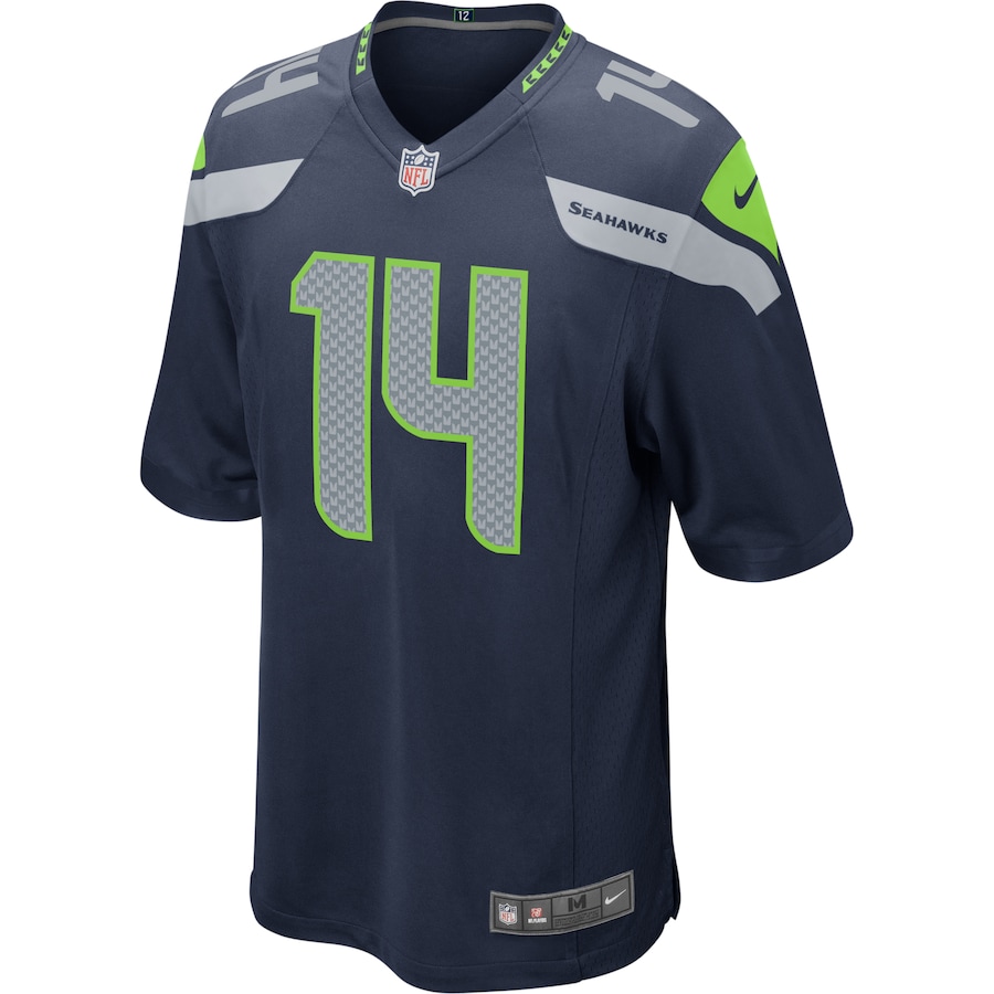 Men’s Seattle Seahawks DK Metcalf Nike College Navy Game Player Jersey