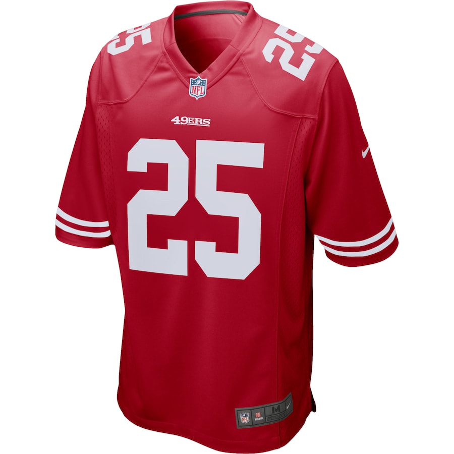Men’s San Francisco 49ers Richard Sherman Nike Scarlet Game Player Jersey