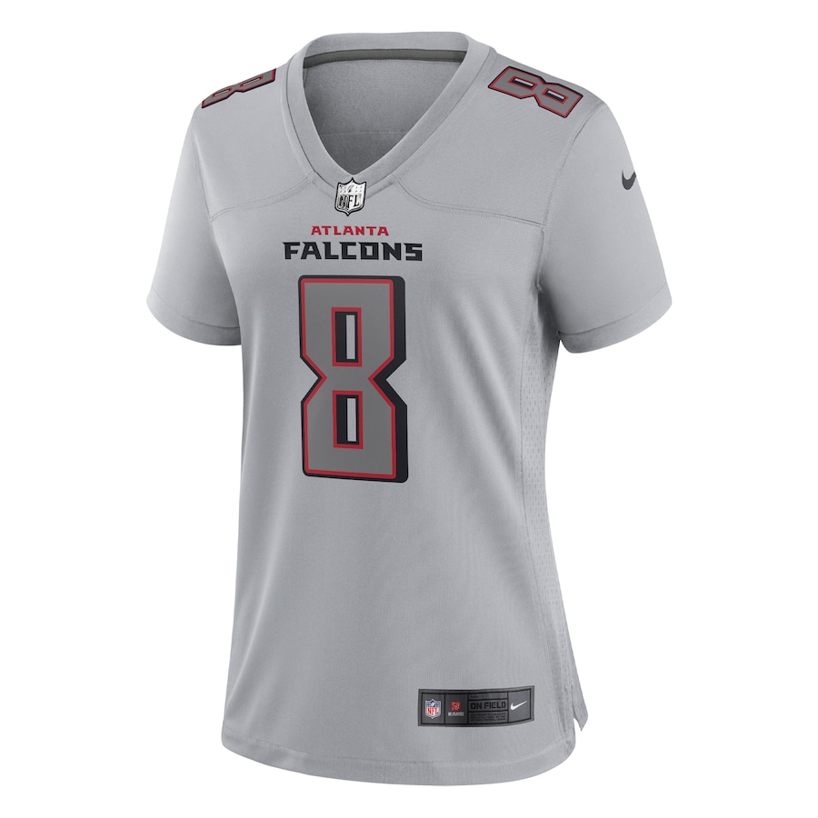Women’s Atlanta Falcons Kyle Pitts Nike Gray Atmosphere Fashion Game Jersey