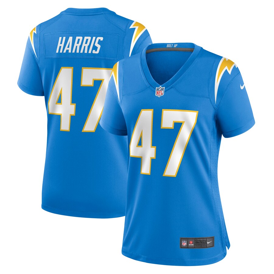 Women’s Los Angeles Chargers Josh Harris Nike Powder Blue Game Jersey