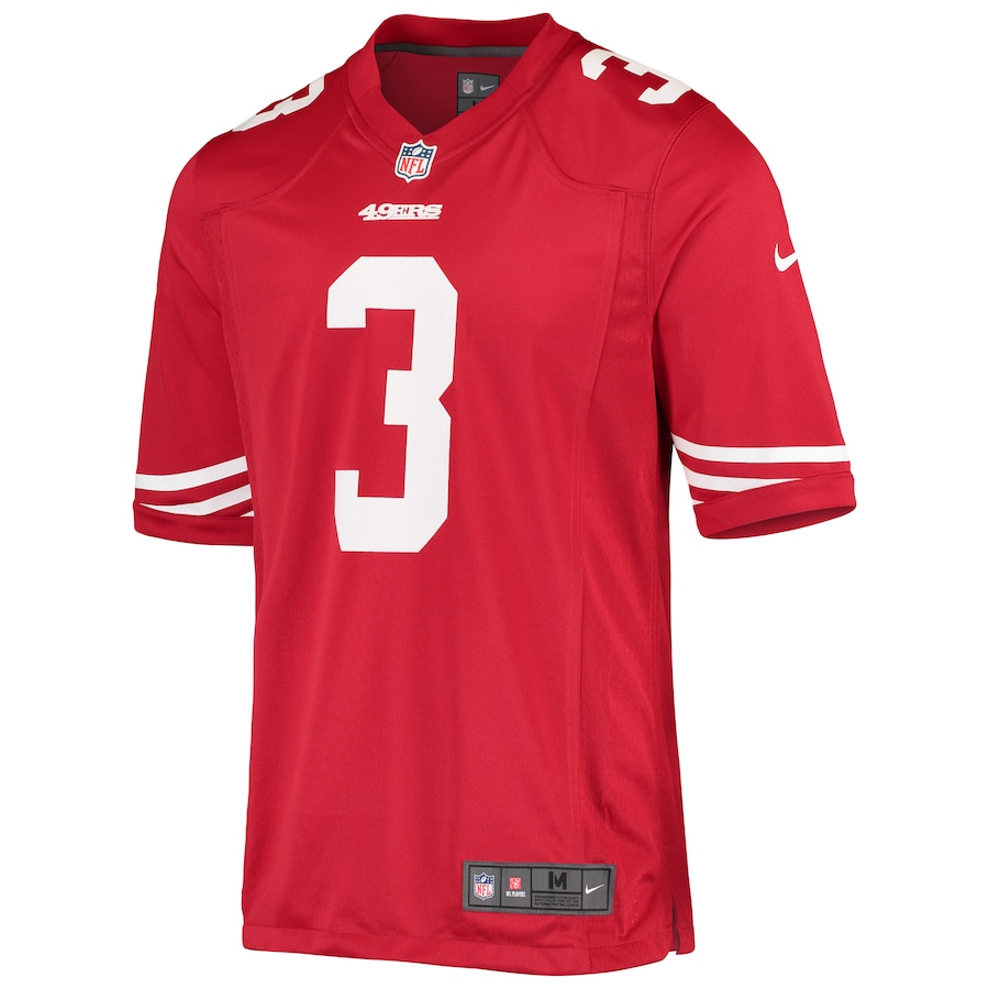 Men’s San Francisco 49ers C.J. Beathard Nike Scarlet Game Player Jersey