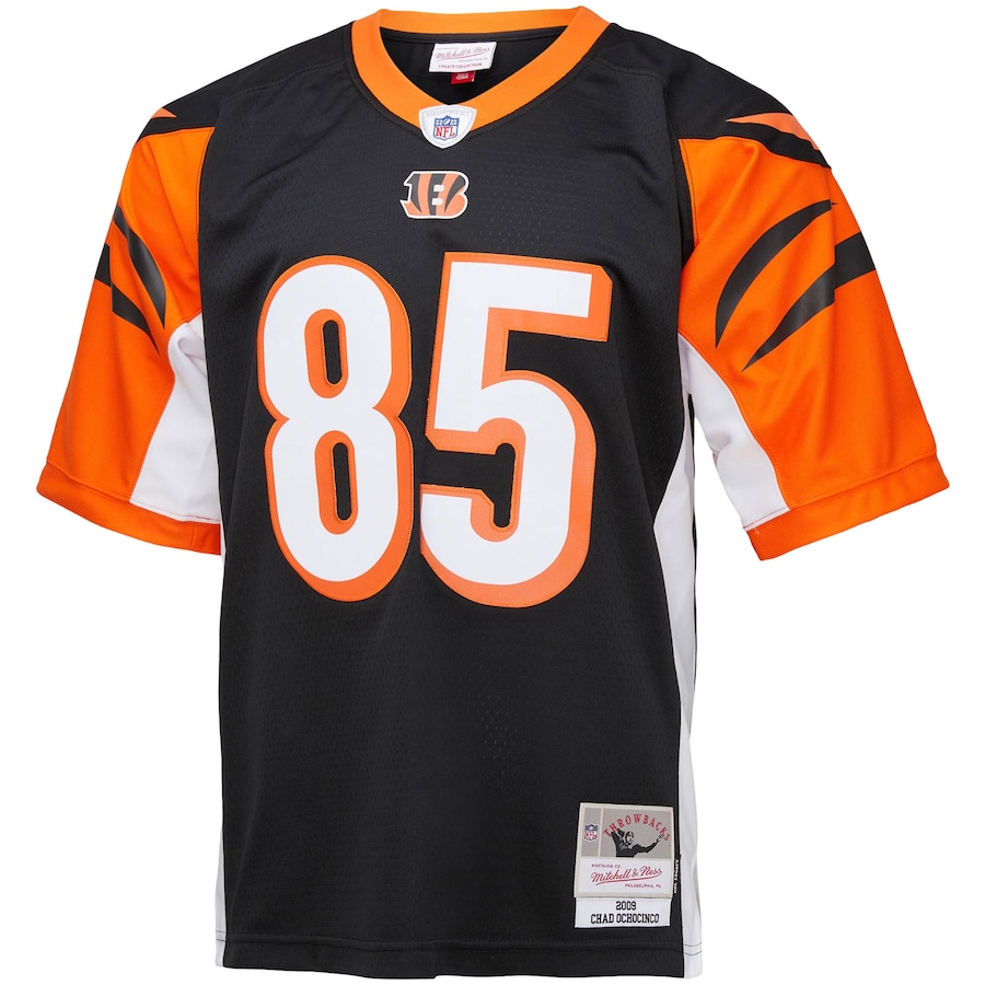 Men’s Cincinnati Bengals Chad Ochocinco Mitchell & Ness Black Big & Tall 2009 Retired Player Replica Jersey