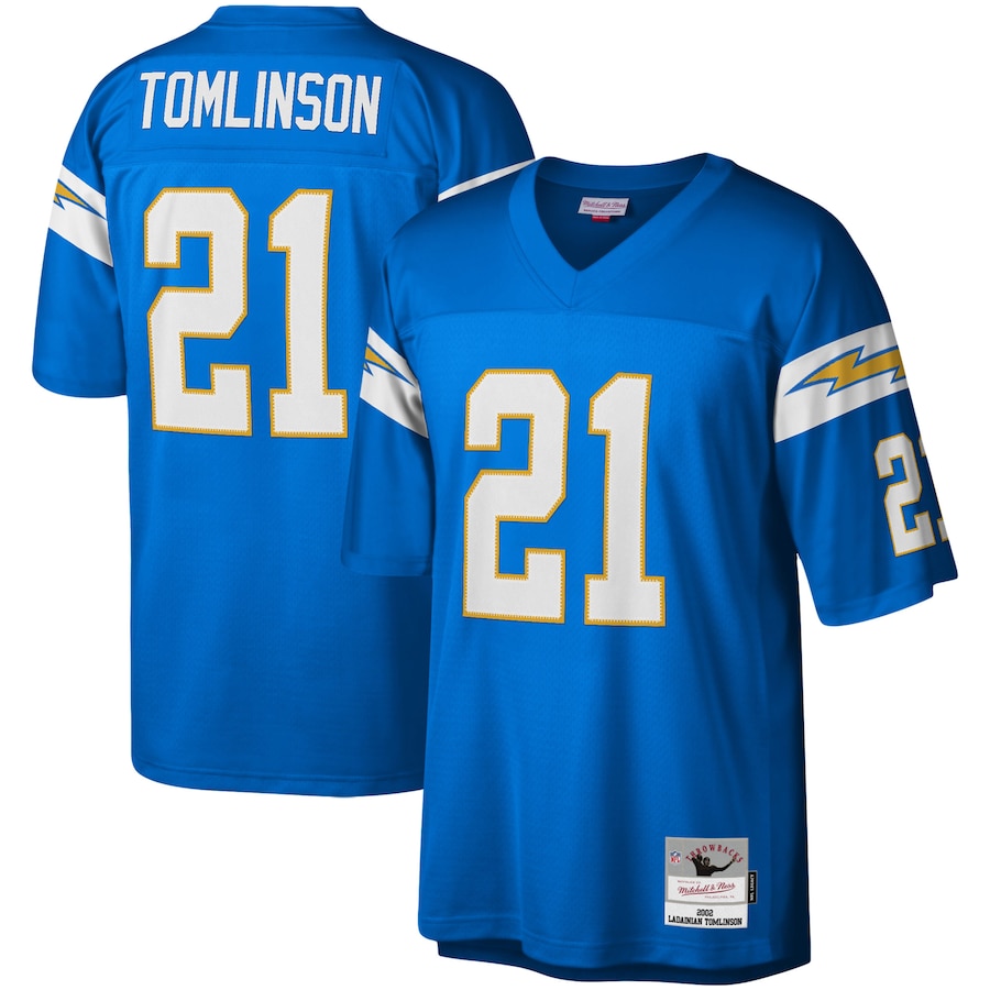 Men’s Los Angeles Chargers LaDainian Tomlinson Mitchell & Ness Powder Blue Legacy Replica Jersey