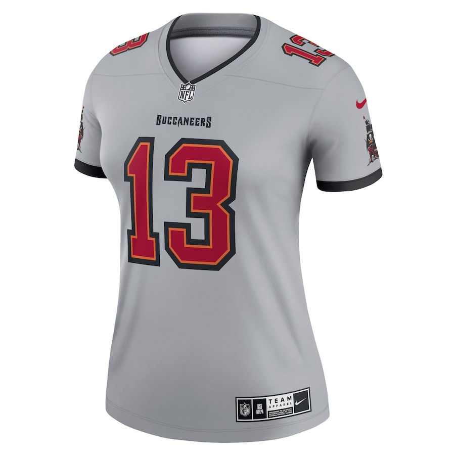 Women’s Tampa Bay Buccaneers Mike Evans Nike Gray Inverted Legend Jersey