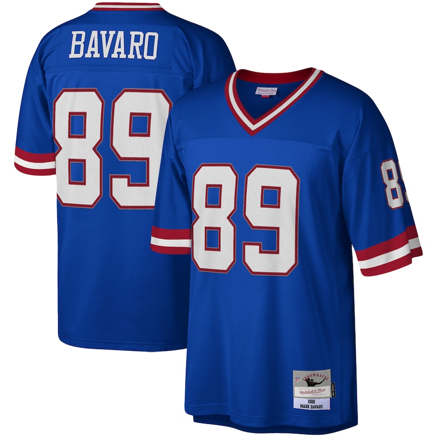 Men’s New York Giants Mark Bavaro Mitchell & Ness Royal Legacy Replica Jersey