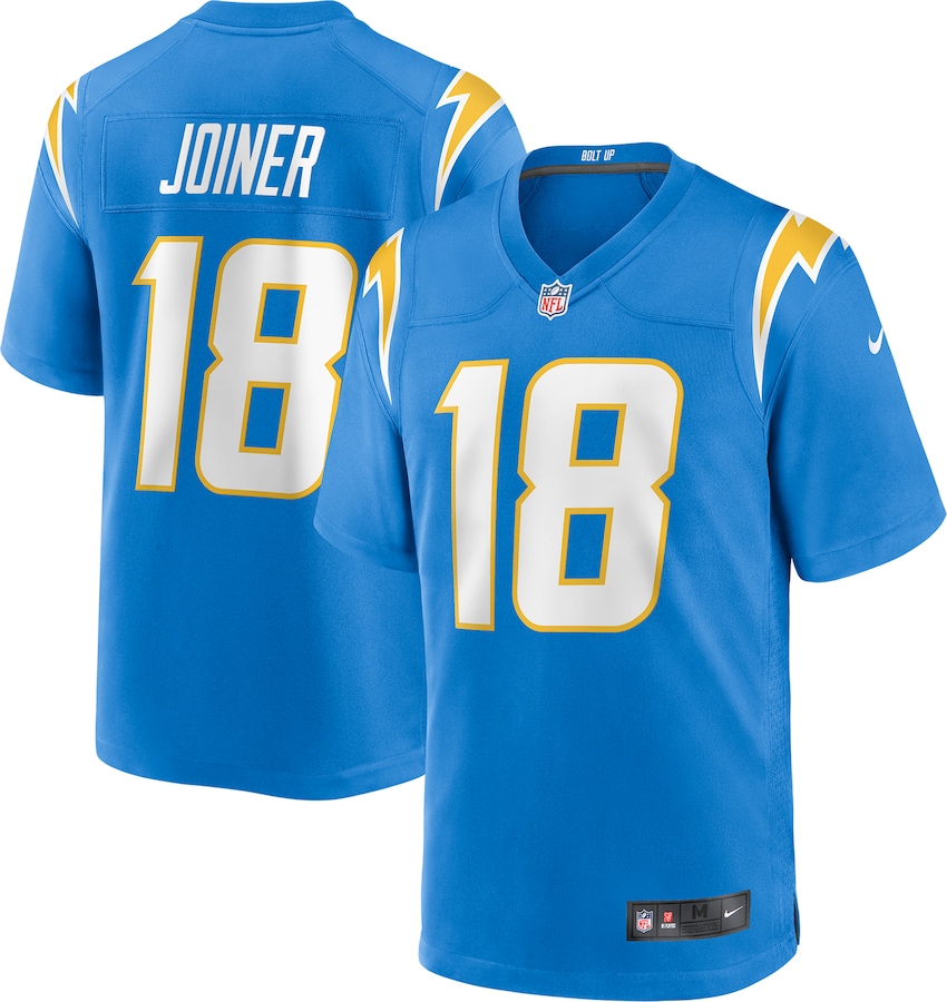 Men’s Los Angeles Chargers Charlie Joiner Nike Powder Blue Game Retired Player Jersey
