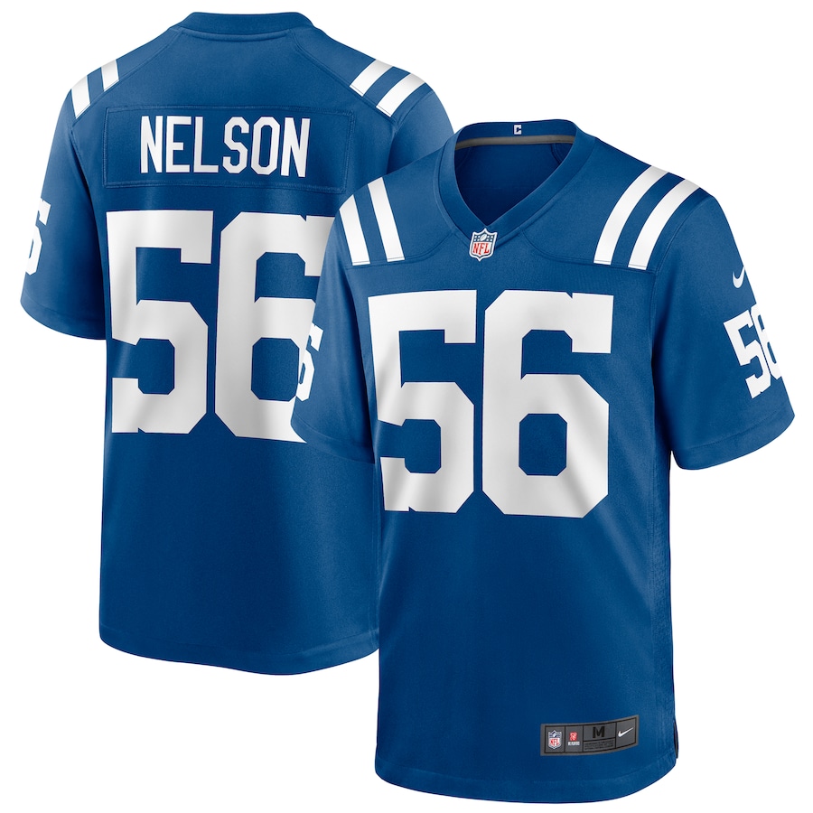 Men’s Indianapolis Colts Quenton Nelson Nike Royal Player Game Jersey