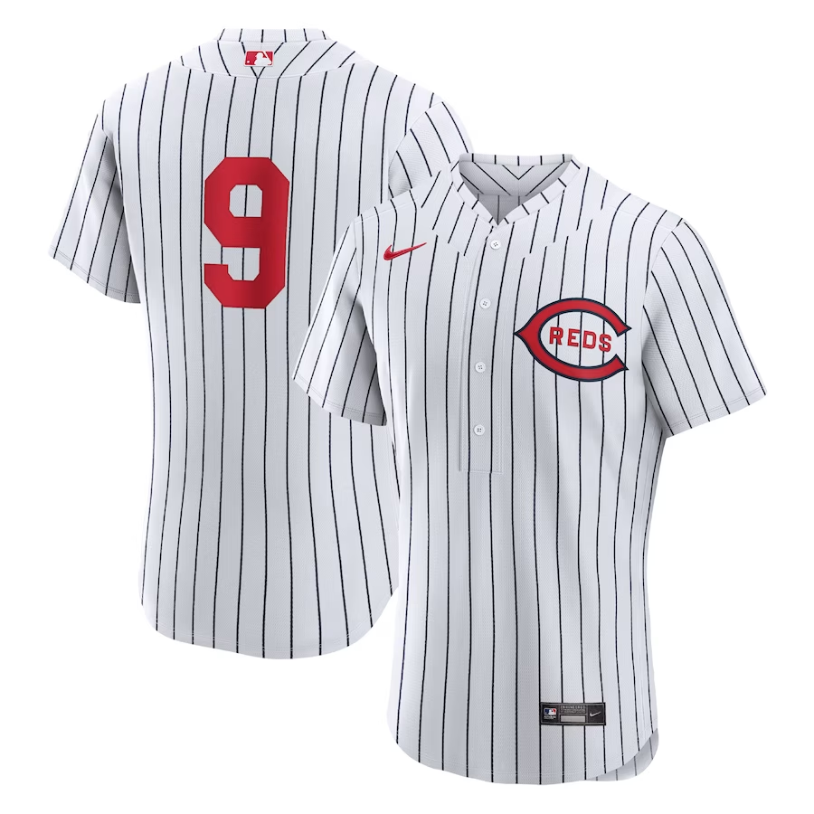 Men's Cincinnati Reds Mike Moustakas White 2022 MLB at Field of Dreams Game Authentic Player Jersey