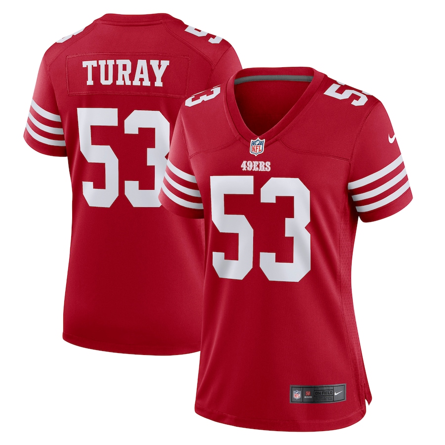 Women’s San Francisco 49ers Kemoko Turay Nike Scarlet Game Player Jersey