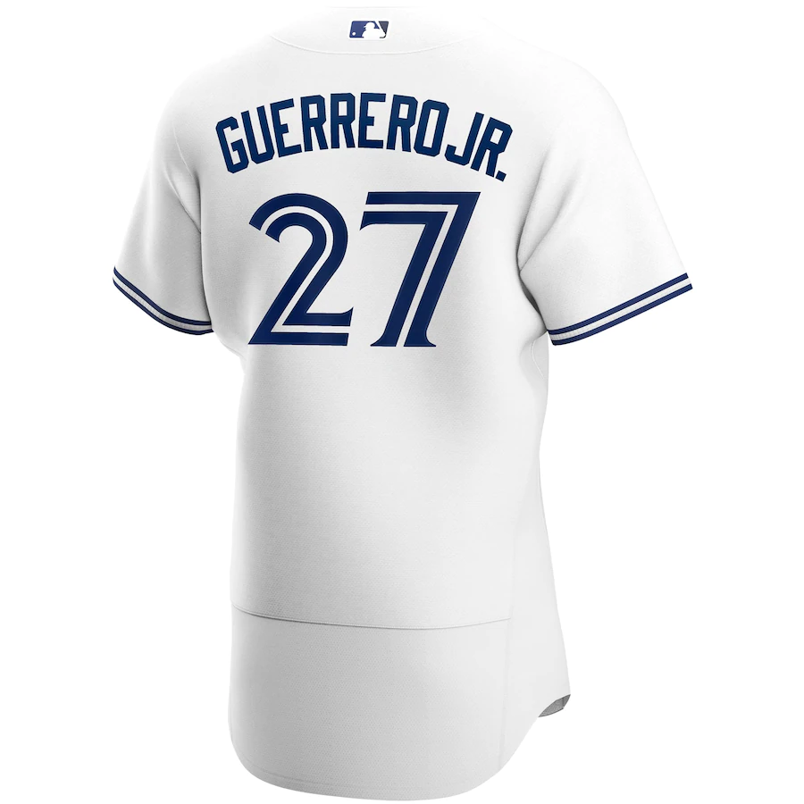 Men's Toronto Blue Jays 27 Vladimir Guerrero Jr. White Home Authentic Player Jersey