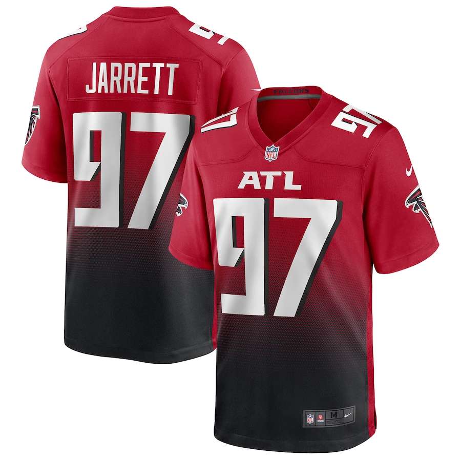 Men’s Atlanta Falcons Grady Jarrett Nike Red 2nd Alternate Game Jersey