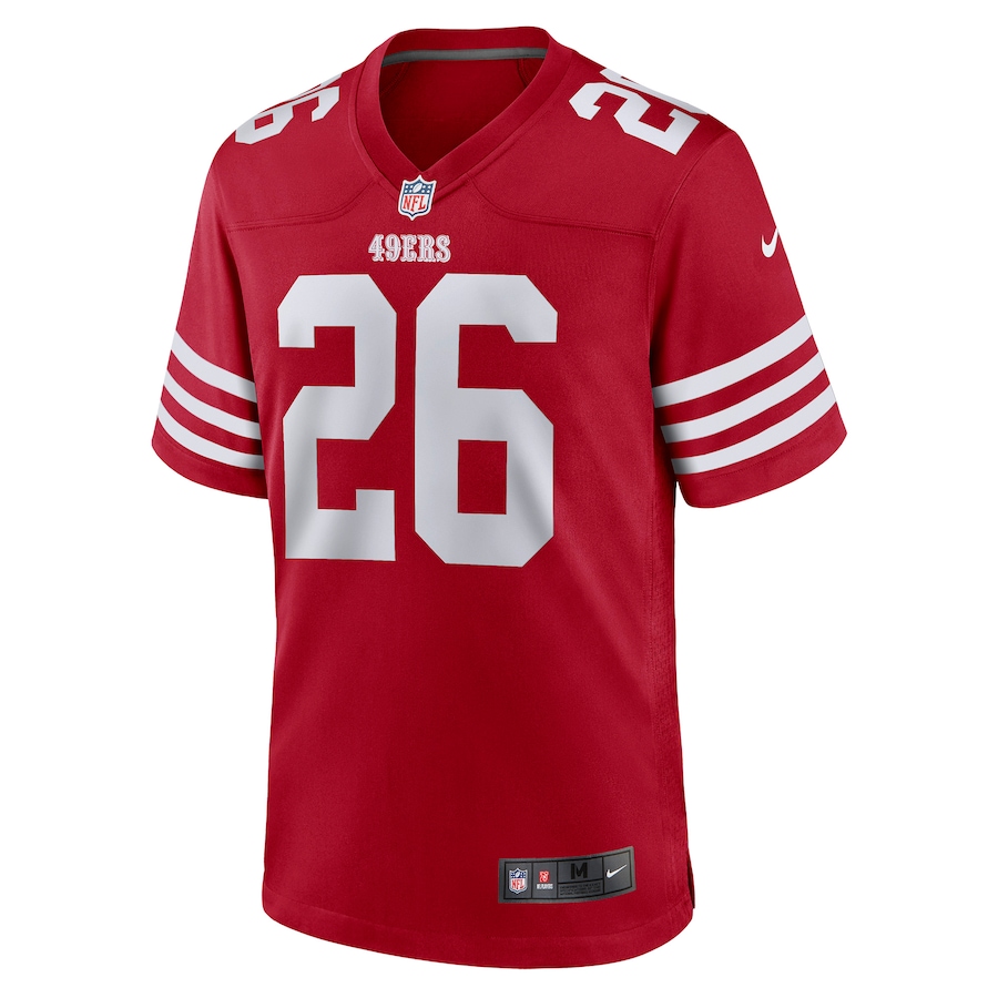Men’s San Francisco 49ers Samuel Womack III Nike Scarlet Game Player Jersey