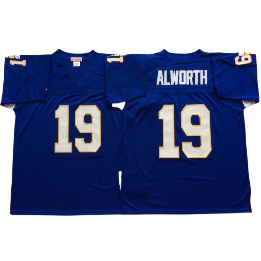 Men's Los Angeles Chargers Lance Alworth Mitchell & Ness Royal Throwback Jersey
