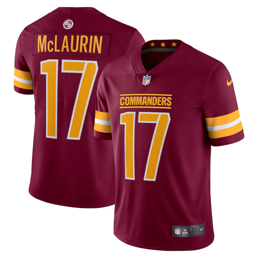 Men’s Washington Commanders Terry McLaurin Nike Burgundy Vapor Limited Jersey