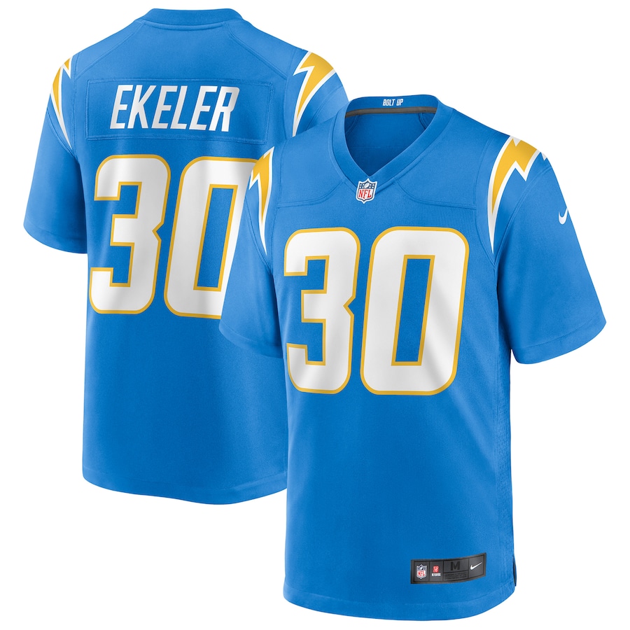 Men’s Los Angeles Chargers Austin Ekeler Nike Powder Blue Game Player Jersey