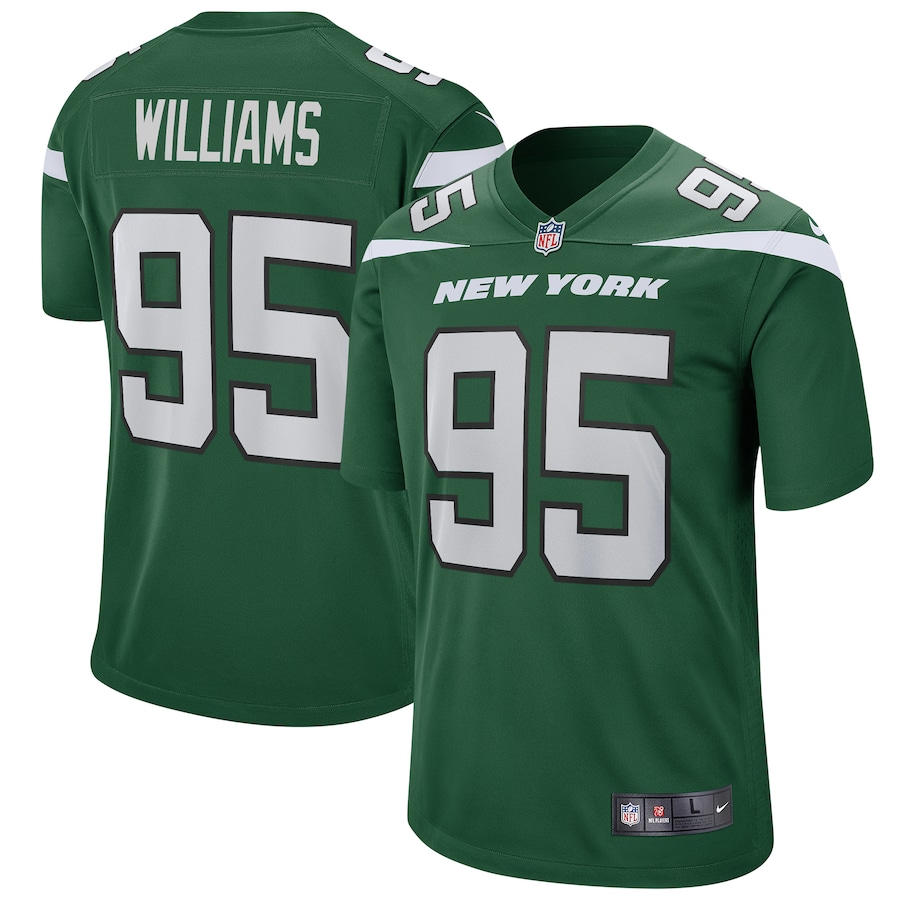 Quinnen Williams New York Jets Nike Game Player Jersey – Gotham Green