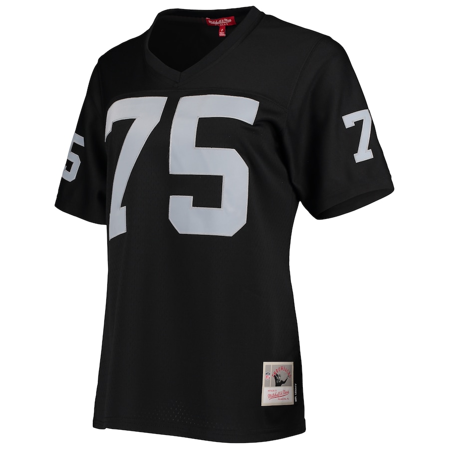 Women’s Las Vegas Raiders Howie Long Mitchell & Ness Black Legacy Replica Player Jersey