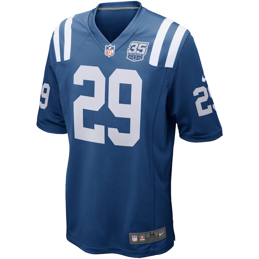 Men’s Indianapolis Colts Malik Hooker Nike Royal 35th Season Game Jersey