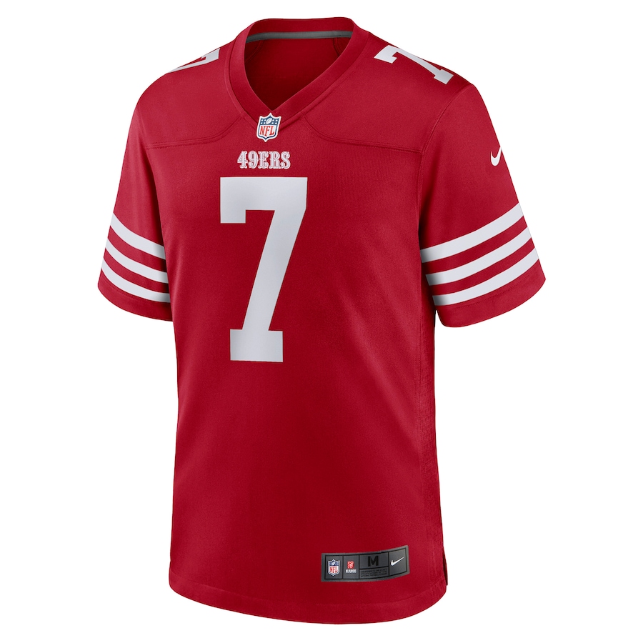 Men’s San Francisco 49ers Charvarius Ward Nike Scarlet Game Player Jersey
