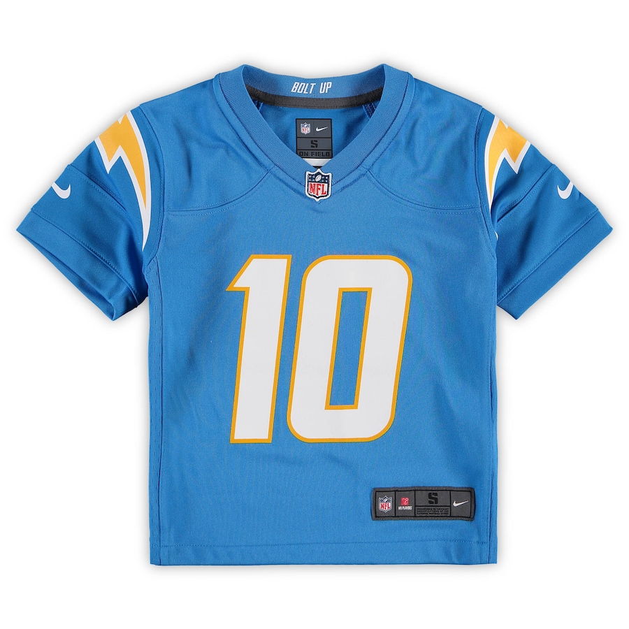 Preschool Los Angeles Chargers Justin Herbert Nike Powder Blue Game Jersey