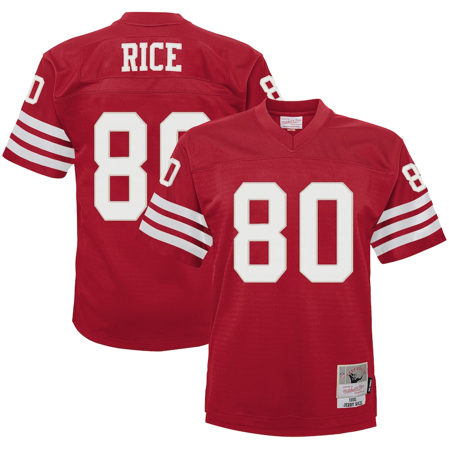 Toddler San Francisco 49ers Jerry Rice Mitchell & Ness Scarlet 1990 Retired Legacy Jersey