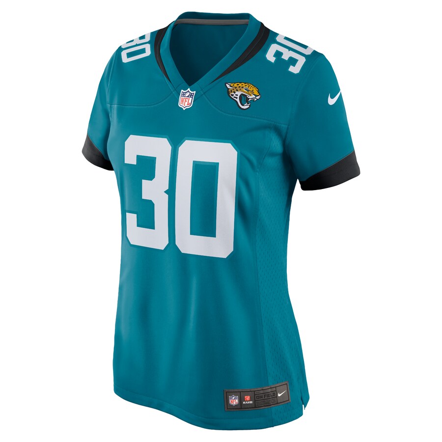 Women’s Jacksonville Jaguars James Robinson Nike Teal Player Game Team Jersey