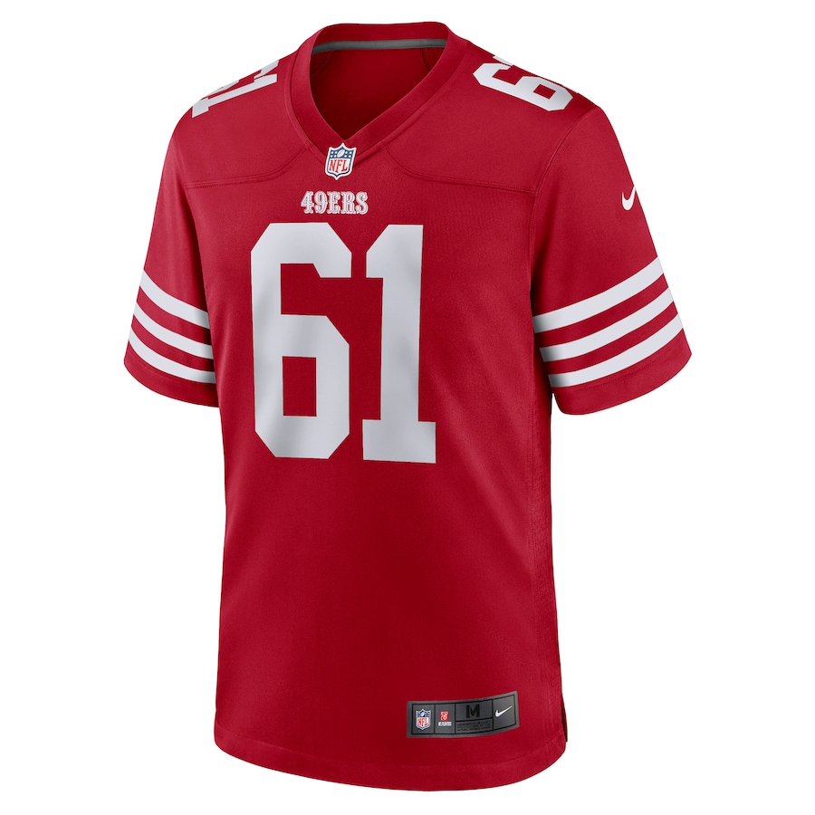 Men’s San Francisco 49ers Blake Hance Nike Scarlet Game Player Jersey