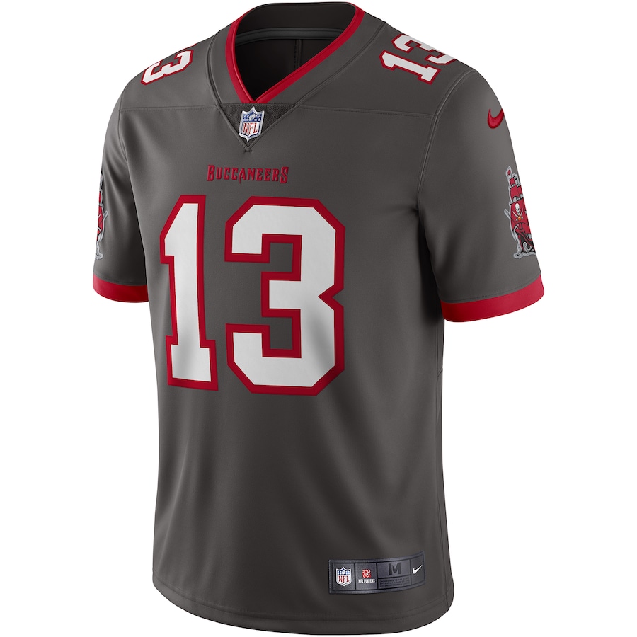 Men’s Tampa Bay Buccaneers Mike Evans Nike Pewter Alternate Vapor Limited Jersey