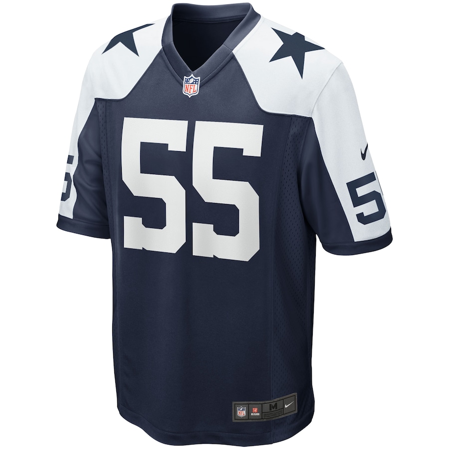 Men’s Dallas Cowboys Leighton Vander Esch Nike Navy Alternate Game Team Jersey